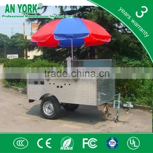 HD-21 Fiber Glass Hot Dog Cart Pearl Pannel Hot Dog Cart Hot Dog Cart for USA Standard thumbnail-1