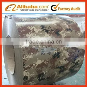 Superior Camflouge Pre-painted Galvanized Steel For Corrugated Roofing Making PPGI PPGL thumbnail-3