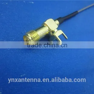 SMA-KWE to Ipex Grey Color Rg1.13 Flexible Cable Gps Adapter Cable 10-12cm thumbnail-1