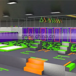 China Manfacturer Factory Direct Sale Trampoline Park Indoor Amusement Indoor Trampoline Park thumbnail-3