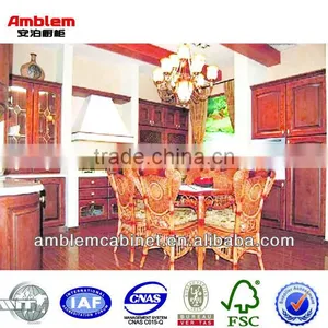 Selling Classic S505 Solid Wood Kitchen Cabinet thumbnail-1