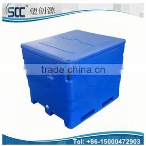 1000L Large Fish Cooler, Fish Holding Tub, Fish Cooler Made of LLDPE+PU Insulation thumbnail-2