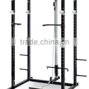 FITNESS POWER CAGE STRENGTH TRAINING WITH LAT PULL DOWN ATTACHMENT thumbnail-1