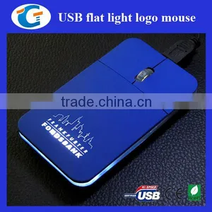 Custom Led Logo Wired Pocket Mouse Gift Items for Office thumbnail-3