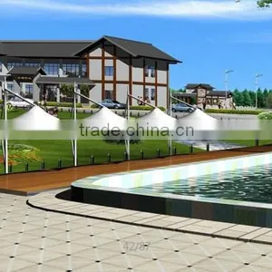 2016 New Canopy Membrane Structure PTFE PVDF With 30 Guaranty thumbnail-1