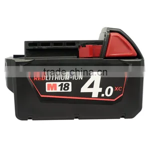 for Milwaukee M18 XC Red Li-ion 4000mah Battery For Milwaukee 48-11-1820 1828 1815 1828 1840 thumbnail-2