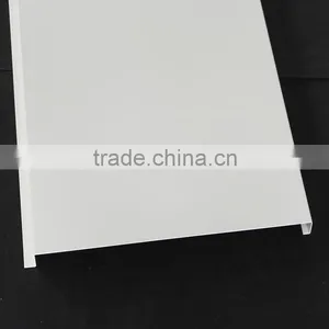 Width 300mm G Shaped Waterproof Metal Ceiling Suspended Metal Sheet Ceiling Tiles thumbnail-1