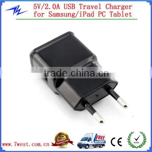 EU Plug AC Power Adapter Charger Mobile Phone Charger for Samsung/iPad PC Tablet thumbnail-1