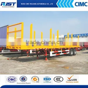 Wood Logging Trailer In Truck Semi Trailer/Wood Transportation Semi Trailer thumbnail-1