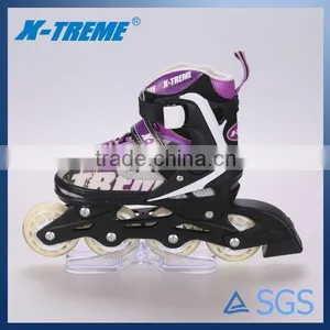 2016 Hottest Sports Roller Shoes Cotton Lining Fabric pu Wheel Roller Skate Shoes thumbnail-3