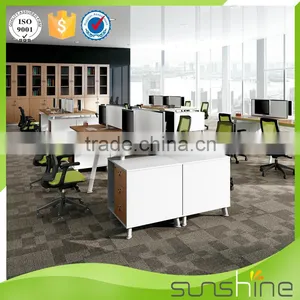 YS-SW05 Office Computer Workstation Furniture 4 Person Seating MFC Board Table Desktop Partition Screen Manufacturers thumbnail-2