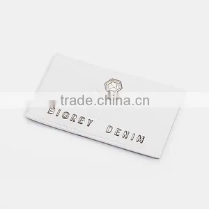Fashion Branded Leather Patch Jeans Leather Patch Labels thumbnail-2