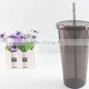 Eco-friendly 24OZ Plastic Juice Tumbler With Straw thumbnail-3