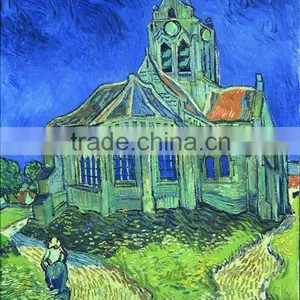 Wall Art Decoration Abstract Landscape Ganesha Glass Painting thumbnail-2