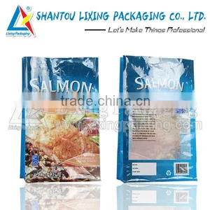 Quad Seal Salmon Packaging Bag thumbnail-1