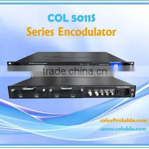 Mpeg 2,Mpeg 4,H.264 Encoder,dvb-s2 Tuner Input,RF Modulator,Series Encoder-Modulator COL5011S thumbnail-1