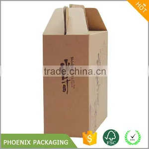 Rigid Corrugated Brown Box for Food thumbnail-4
