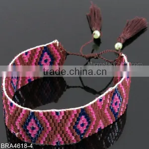 Japan Top Quality Macrame Beaded Bracelet thumbnail-5