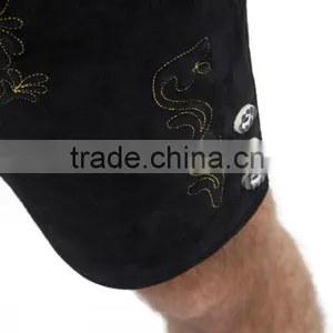 Cheap Leather Trachten Lederhosen, Baverian Leather Hosen thumbnail-5