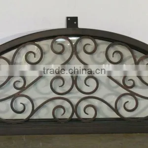 Elegant House Windows Simple Iron Window Grills Design With Glass Panels thumbnail-1