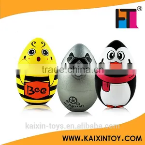 Electronic RC Helicopter RC Toys Radio Control Quadcopter 4CH Gyro Rolling Cute Cartoon Style Flying Egg thumbnail-1