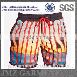Wholesale Custom OEM Polyester Beach Shorts Swimwear for Youth 18 Boys Your Own Design Clothing New Products 2015 Low Moq thumbnail-1
