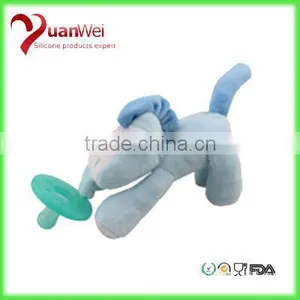 Safety Funny Baby Plush Toy Pacifier With Plush Toy thumbnail-1