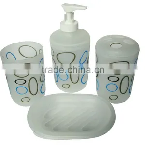 Colourful 4pcs Plastic Bathroom Set China thumbnail-5