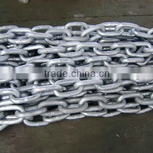 Q235 Welded Galvanized Steel Large Link Chain thumbnail-1