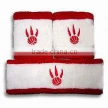 Cheap Mens Cotton Wrist Sweatband and Headband thumbnail-1