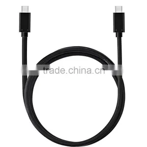 2015 Hot Sale USB 3.1 TYPE C Male to USB 3.1 TYPE C Male Slim White Cable thumbnail-5