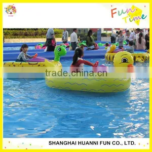 Giraffe Style Amusement Water Park Rides Mini Kids Bumper Boat Inflatable Water Boat for Sale With Motor thumbnail-2