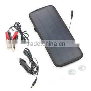 12V 4.5W Portable Power Solar Panel Battery Charger thumbnail-1