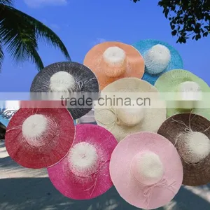 Fashion Design Paper Straw Hats Cheap thumbnail-1