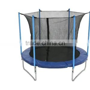 Fitness 8ft Trampoline With Enclosures,L-shaped Leg Trampoline thumbnail-2