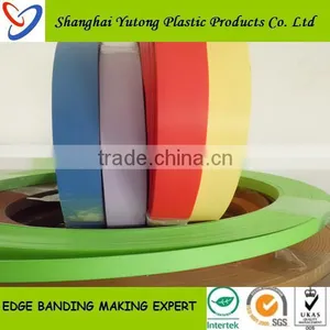 Good Quality Wood Grain Kitchen Cabinet Pvc Edging Strip Trimming for Mdf thumbnail-1