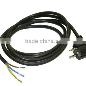 Euro Power Plug 250V 10A With VDE Certificate AC Power Cord With Plug H05VV-F 3*0.1.0mm2 3m 5m Black European Standard thumbnail-3