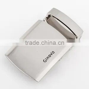 Top Sale Custom Logo Black Automatic Men's Slide Buckle Belt thumbnail-6