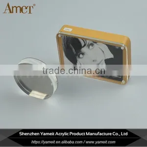 Fashion Clear Acrylic Photo Frame New Models With Wood Back thumbnail-1