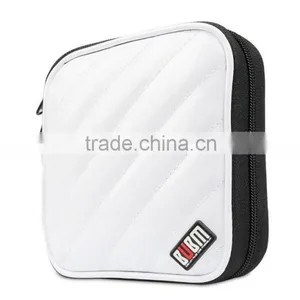 PU Leather White Square CD Bag,DVD VCD Case,Cute CD Case thumbnail-3