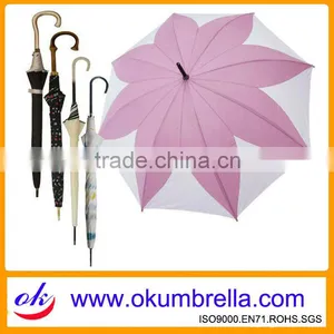 Rubbered Handle Rain Umbrella thumbnail-1