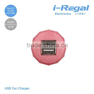 Hotly Selling 5V 2A Portable Dual Usb Car Charger for Mobile Phone thumbnail-3