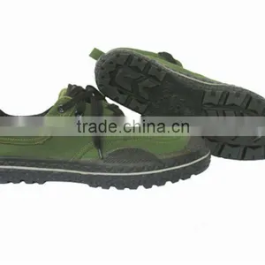 Green Color Low Antislip Canvas Training Shoe for Men thumbnail-1
