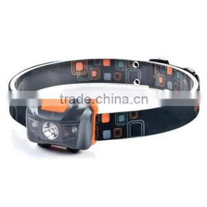 Cheaper Popular 1W+2 Red LED Headlight Camping Headlamp Outdoor Emergency Head Torch thumbnail-4