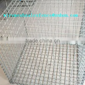 80*100mm Gabion Basket 2m x 1m x 1m/ Heavily Zinc Coated Stone Cages for Gabion Containment Prices(lower Price Made in China) thumbnail-3