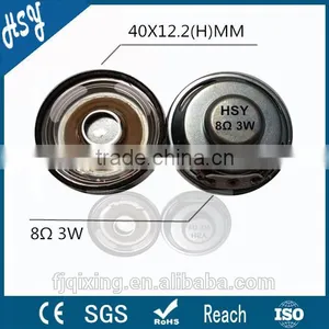 Water Resistance 40mm 3w 8 Ohm Speakers With Rohs thumbnail-1