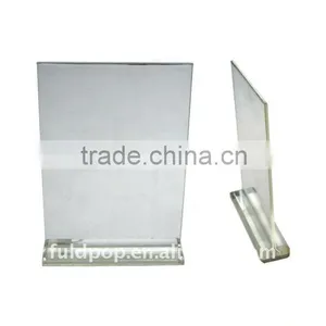 Top Quality China Made A4 Acrylic Sign Plastic Paper Holder thumbnail-1
