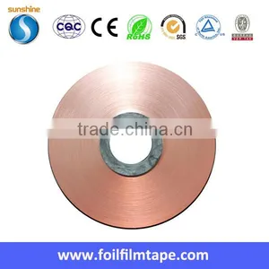 High Quality Copper Polyester Copper Foil Tape for Best Telecom Cables thumbnail-1