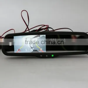 4.3" High Resolution Car Rearview Mirror With Parking Sensors/more Functions Option thumbnail-5