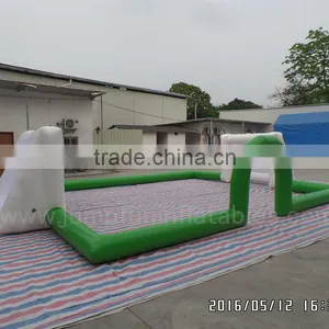 Mini Inflatable Football Field for Chidlren,cheap Sealed Football Pitch Kids Play Inflatable Soccer Courts thumbnail-5